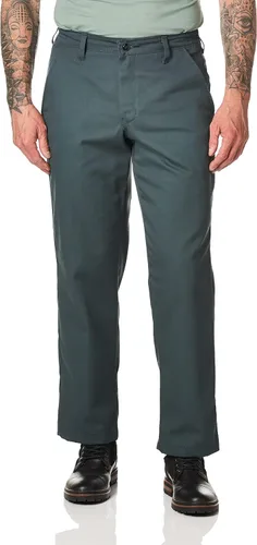 Vista 10 de Red Kap Pantalón de trabajo de mezcla de sarga, con ajuste tradicional, que no se arruga Negro