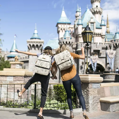 Vista 5 de Petunia Pickle Bottom Axis - Mochila Bolsa de bebé Mochila de pañales Bolsa de biberón Mochila sofisticada y espaciosa para mamás
