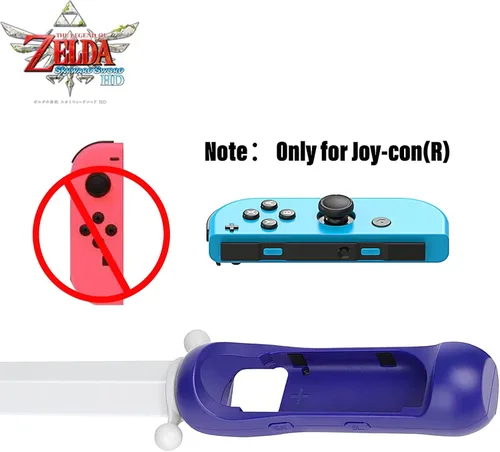 Vista 3 de Espada de juego LED para la leyenda de Zelda Espada Skyward HD-Nintendo Switch con correa de muñeca ajustable solo para Nintendo SwitchSwitch OLED