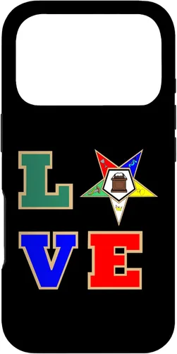 Vista 30 de OES Love Sister Order of the Eastern Star Parents' Christmas Case for iPhone 16