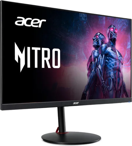 Vista 9 de Acer Nitro 27" WQHD 2560 x 1440 PC Gaming IPS Monitor AMD FreeSync Premium hasta 180Hz Actualización 0.5ms DCI-P3 95% 1 puerto de pantalla 1.2 y 2