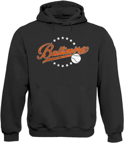 Vista 24 de Xtreme Apparrel Team - Sudadera con capucha para hombre estilo vintage para fanáticos del béisbol