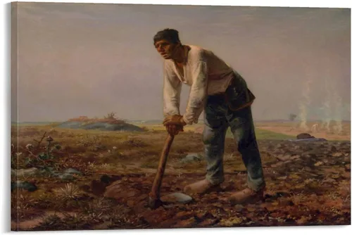 Vista 10 de Jean-Francois Millet, 11 famosas pinturas de Jean-Francois Millet – Póster artístico en lienzo de luz de la luna y arte de pared, póster moderno