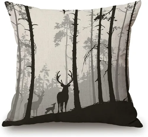 Vista 18 de Solekla Funda de almohada de decoración de granja, funda de almohada de mandala de galaxia de 18 x 18 pulgadas, funda de almohada geométrica