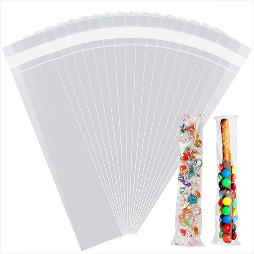Vista 13 de Bolsas de celofán de 2 x 3 pulgadas, bolsas de celofán transparentes autoadhesivas de plástico resellable, bolsa de plástico de celofán para aretes