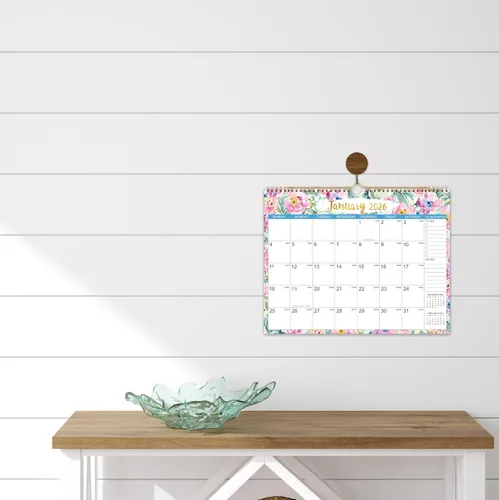 Vista 7 de Calendario de pared 2026 – enero 2026 – diciembre 2026, calendario 2026, 14.7 x 11.5 pulgadas, calendario 2026 de 12 meses, encuadernado en espiral