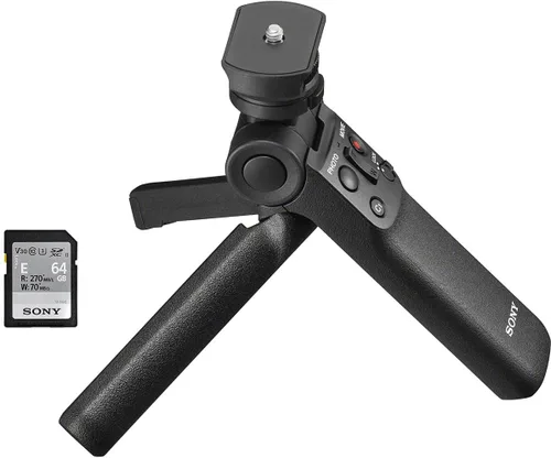 Vista 6 de Sony ZV-E10 Cámara de Vlog sin espejo con lente de 0.630-1.969 in, color negro, paquete con kit de vlogger, tarjeta SD de 128 GB, bolsa de hombro