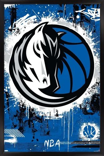 Vista 8 de Trends International NBA Dallas Mavericks - Póster de pared con logotipo Maximalist 23