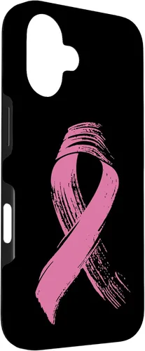 Vista 3 de iPhone 16 Cinta Rosa Cáncer de Mama - Estuche de Concientización sobre el Cáncer de Mama