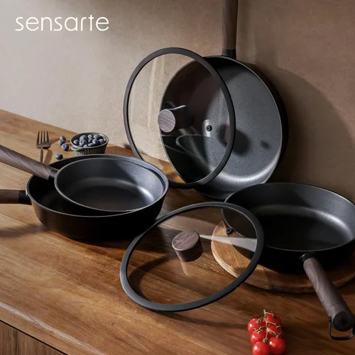 Vista 7 de SENSARTE Non Stick Frying Pan, 8 Inch Non Toxic Skillet with Lid
