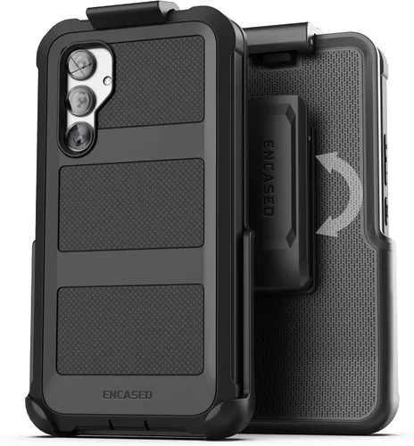 Vista 9 de Encased Funda para Samsung A53 5G con protector de pantalla integrado y clip para cinturón (Falcon Armor, Galaxy A53)