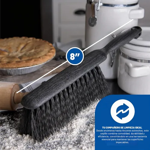 Vista 4 de Carlisle FoodService Products 3625803 Cepillo para chimenea/banco, 8 pulgadas, negro