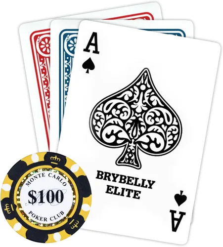 Vista 7 de Set de 500 fichas de póker Monte Carlo 3-Tone de 14 gramos con caja de aluminio de Brybelly