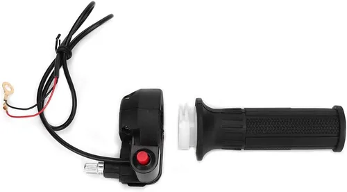 Vista 3 de Acelerador de motocros,Cable de agarre del acelerador del acelerador, empuñaduras del acelerador con interruptor de parada para manillar de moto 47