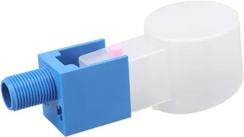 Vista 2 de Válvula de control de nivel de agua de 1/2 pulgada Válvula de flotador automática ABS de rosca G1/2 para piscina de ganado, evita el desbordamiento