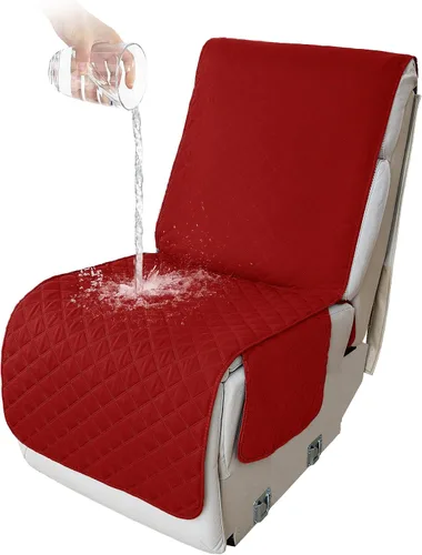 Vista 82 de HDCAXKJ Fundas de sofá seccional reclinable 100% impermeable, forma de L, funda de sofá reclinable lavable acolchada suave para mascotas, perro