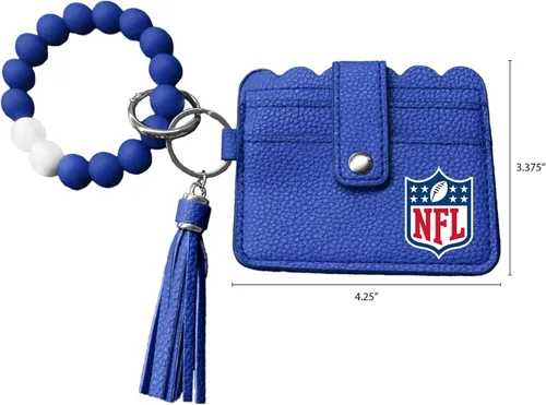 Vista 3 de Littlearth Cartera de pulsera de la NFL - Equipos con licencia oficial, Color del