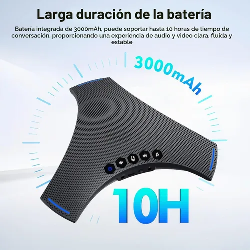 Vista 6 de TOALLIN S68 - Altavoz, micrófonos inalámbricos para conferencias con altavoz