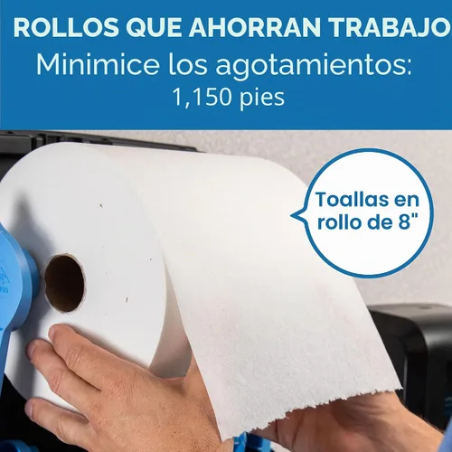 Vista 7 de Rollo de toallas de papel Pacific Blue Ultra de alta capacidad 1 Caja(s), 1 Toallas/Caja