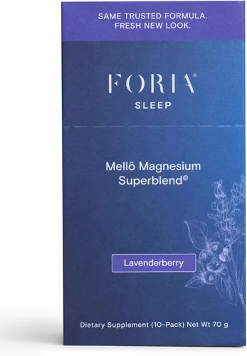 Vista 9 de mellö Suplemento de Magnesio Superblend en Polvo – Glicinato de magnesio con L-teanina, GABA y 70 minerales traza – Apoya el sueño, la relajación