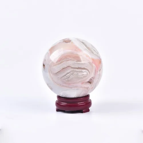 Vista 144 de JIC Gem Piedra Natural de Jaspe Africano Cristal de Curación Esfera Adivinación Bola de Piedra Preciosa, Feng Shui Reiki Aura Decoración