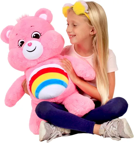 Vista 7 de Care Bears - Peluche gigante de 23.6 in, bonito juguete de peluche coleccionable, oso de peluche gigante, juguetes suaves para niñas y niños