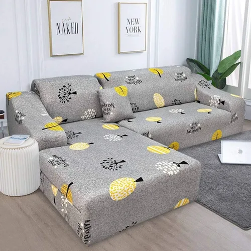 Vista 26 de IMYOGI Fundas de sofá de alta elasticidad, funda de sofá elástica con patrón de elastano, fundas de sofá de dos plazas, 1 pieza, protector de perro