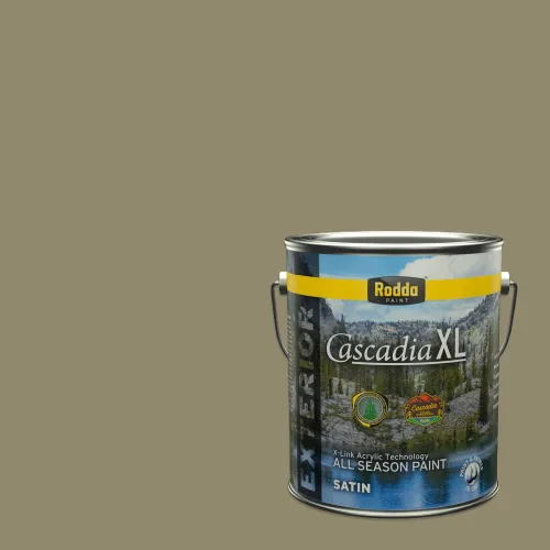 Vista 158 de Rodda Paint CASCADIA XL - Pintura e imprimación satinada para exteriores en uno, cuarto de galón, azul Madonna