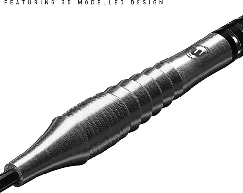 Vista 5 de Winmau Sniper - Juego de dardos profesionales – 90% tungsteno con vuelos y ejes – Barriles de agarre de precisión para adultos – Disponible en punta