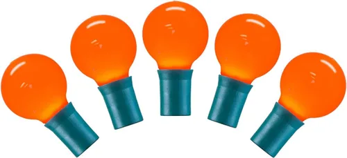 Vista 4 de vickerman x8gcg37 Light Set con 25 luces LED en verde con foco 8" espaciamiento de alambre, 16 ', Amarillo