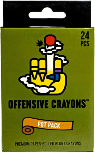 Vista 2 de Paquete de 5 crayones ofensivos – Juego de regalo de broma NSFW para adultos, divertido humor de oficina, perfecto para Papá Noel secreto, elefante