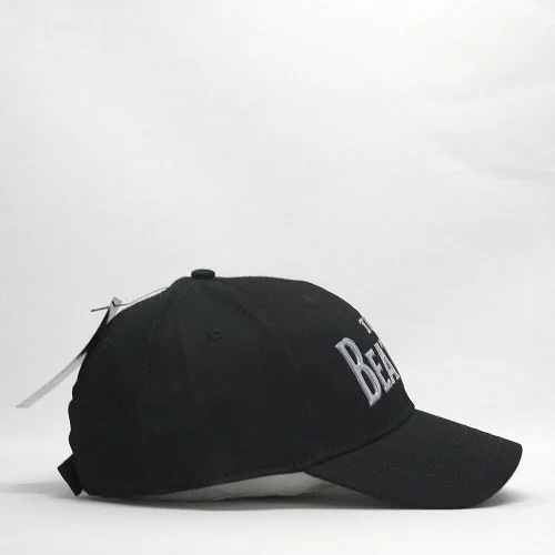 Vista 5 de The Beatles Gorra de béisbol ajustable clásica Drop T Logo Sgt Pepper Drum Abbey Road Negro