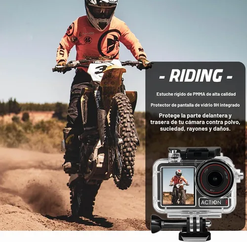 Vista 8 de BO&DQQ Carcasa Subacuática Impermeable Compatible con DJI Osmo Action 5 Pro/Action 4/Action 3, Funda de Cubierta de Buceo de 50 m/164 pies con Kit
