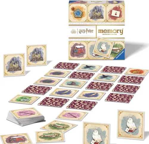 Vista 4 de Ravensburger Juego de memoria de coleccionista de Harry Potter, pares de fotos a juego para niños a partir de 6 años