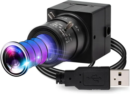 Vista 8 de Lente varifocal de 0.110-0.472 in Cámara web de 2MP 1080P H.264 Módulo de cámara USB HD Cámara web 0.01Lux baja iluminación Mini cámara para PC