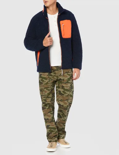 Vista 4 de Amazon Essentials Pantalones cargo de sarga de algodón elástico para hombre (disponibles en tallas grandes y altas)