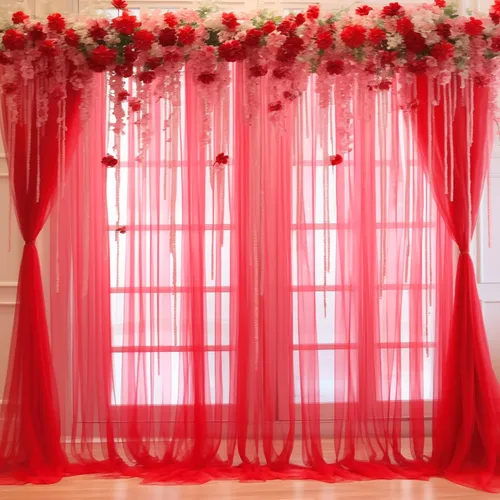Vista 16 de Cortinas de fondo de tul azul de 10x10 para fiestas, cortina de fondo transparente para fotos de boda, cortinas para baby shower, fotografía, fiesta