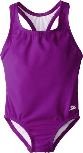Vista 9 de Speedo Traje de baño de una pieza para niñas con espalda cruzada cerrada Plano 2023