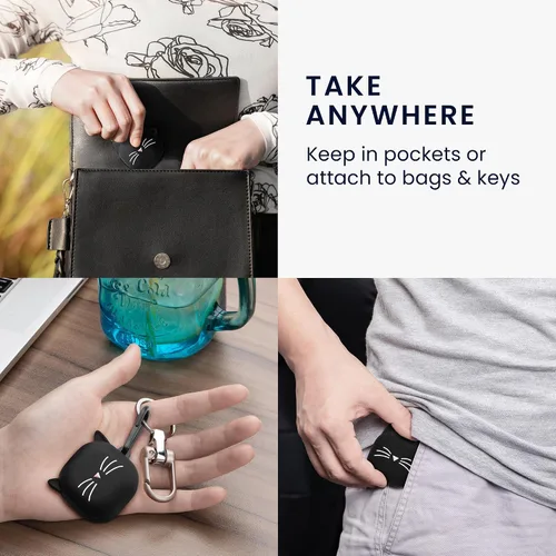 Vista 5 de kwmobile - Funda de silicona para Samsung Galaxy Buds 2 Pro/Buds 2 / Buds Live - Funda de silicona para carga de auriculares, soporte protector