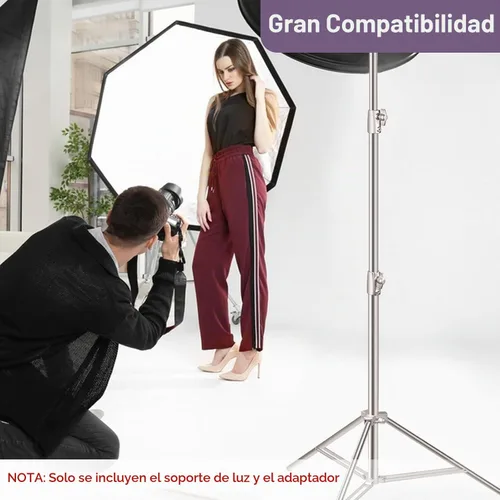 Vista 7 de EMART Soporte de luz de acero inoxidable de 9.2 pies/9.2 ft / 2.8m