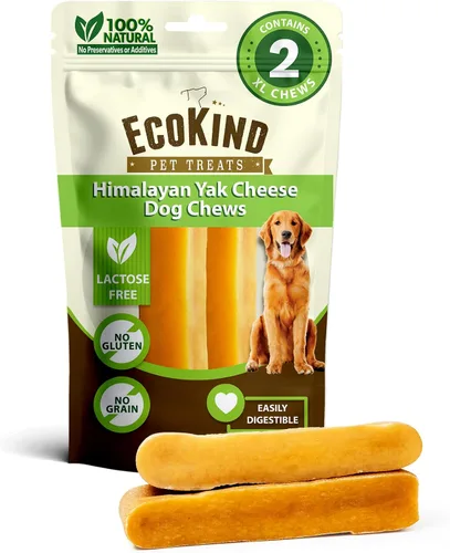 Vista 23 de EcoKind Premium Gold Yak Cheese - Masticables para perros del Himalaya, golosinas saludables para perros pequeños, con alto contenido de proteínas