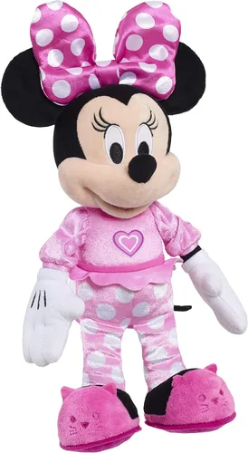 Vista 3 de Minnie Mouse Ayudantes Felices - Peluche Cantando, Juguetes Oficialmente Licenciados para Niños de 3 Años en Adelante de Just Play