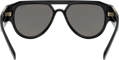 Vista 4 de Versace Gafas de sol para hombre marco negro gris oscuro lentes polares 2244in
