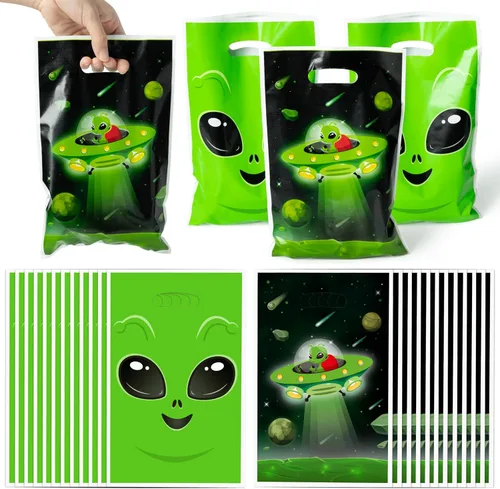 Vista 29 de Bolsa de Regalo para Primera Fiesta de Cumpleaños Oso 50Pcs Bolsas de Dulces y Regalos con Oso Marrón Dulces y Golosinas para Fiesta Temática Oso