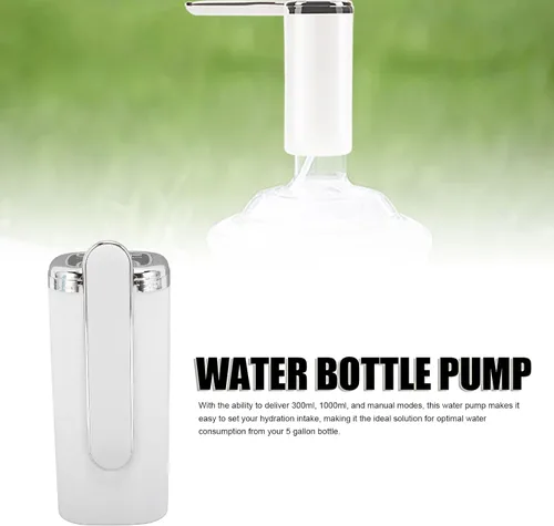 Vista 5 de Aramox Almacenamiento eléctrico de agua, dispensador de agua plegable de 5 galones, dispensador de almacenamiento de botellas recargable, portátil