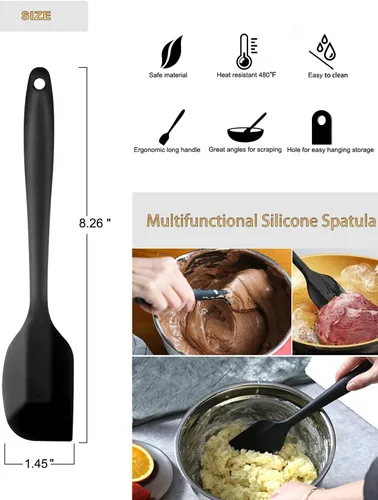 Vista 5 de Juego de olla de caldera doble, caldera doble de 40.6 fl oz, olla de acero inoxidable de 94.7 fl oz con espátula de silicona para derretir