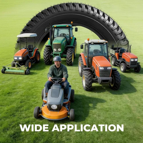 Vista 6 de 15x6.00-6 Neumáticos para cortacéspedes (Juego de 2), Neumáticos sin cámara de 4 capas con patrón S para césped, 15x6x6 para cortacésped, tractor