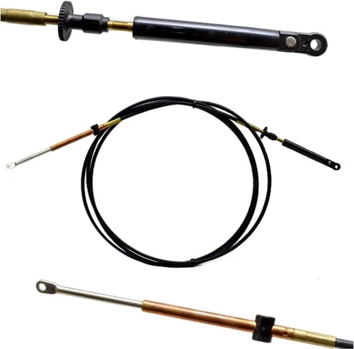 Vista 2 de Johnson/Evinrude/OMC Nuevo OEM 15' Cable de control remoto 173115; 0173115 15 pies