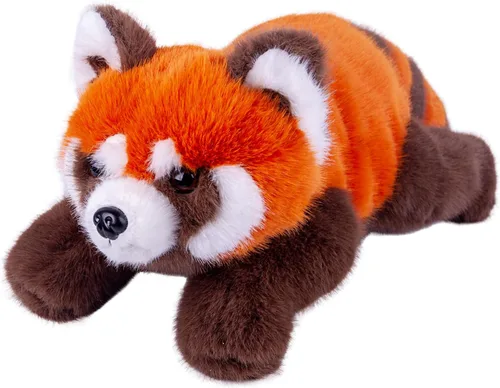 Vista 10 de ARELUX Animales de peluche de zorro rojo suave de 18 pulgadas: almohada de cuerpo de zorro de peluche linda y acogedora, juguetes de animales