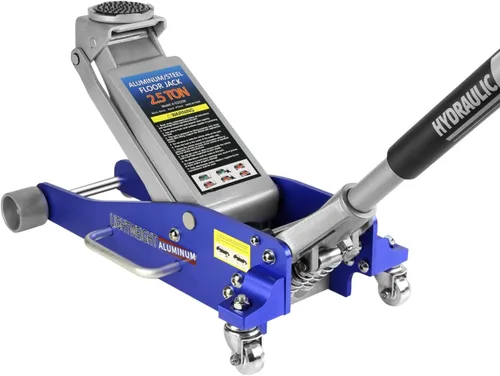 Vista 8 de LKTART Gato hidráulico de piso de 2 toneladas de bajo perfil para automóvil con rango de elevación de pistón único 3.3"-15.2